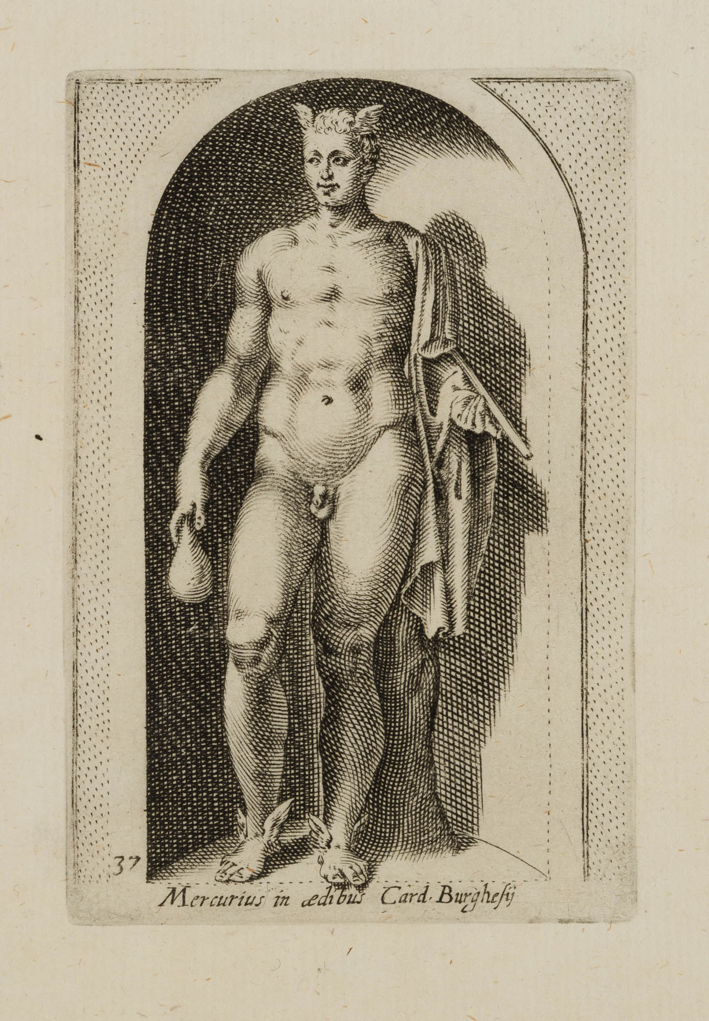 Statue Merkurs, Slg. Borghese