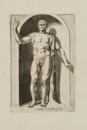 Männliche Statue, Slg. Borghese