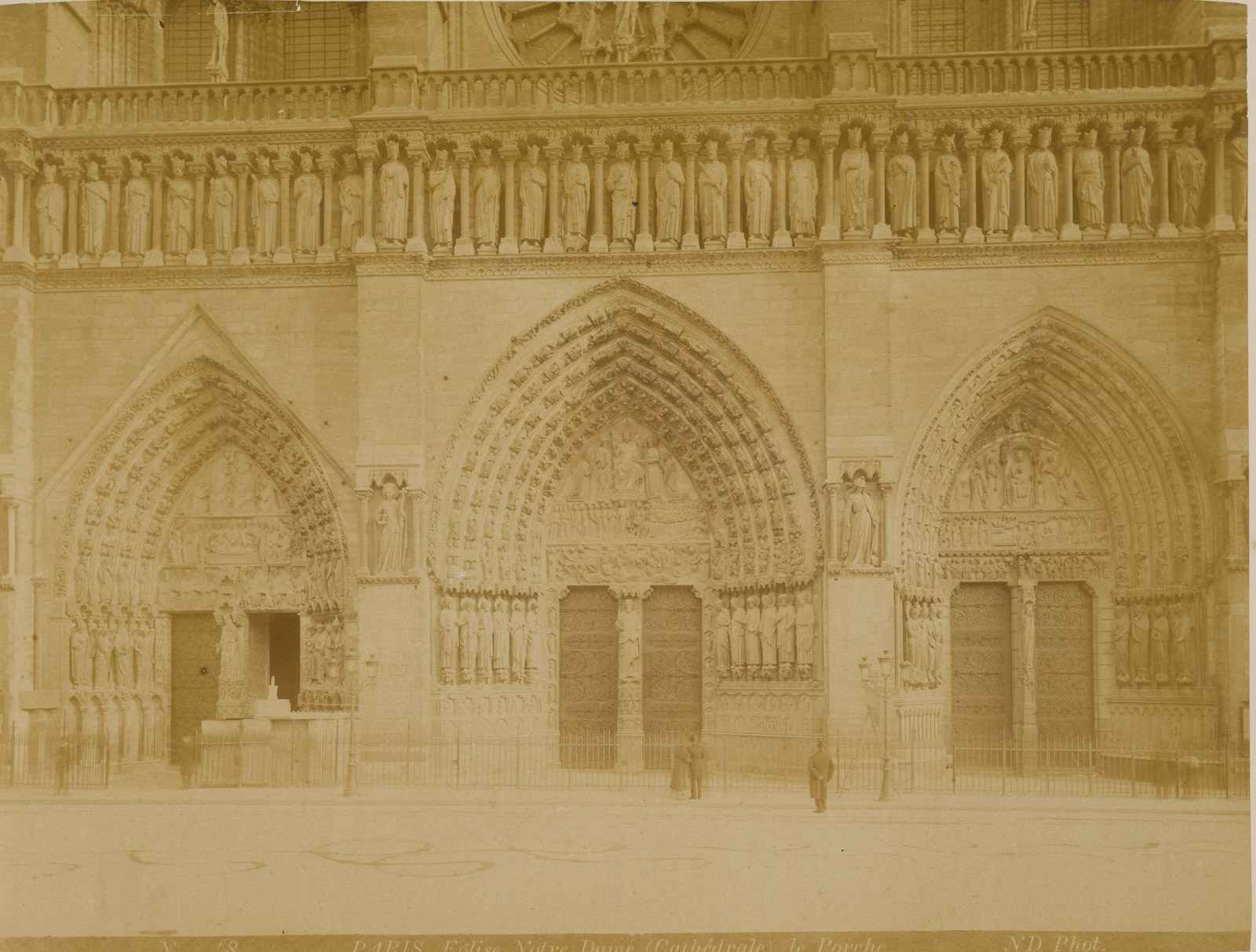 Portal der Kathedrale Notre Dame, Paris