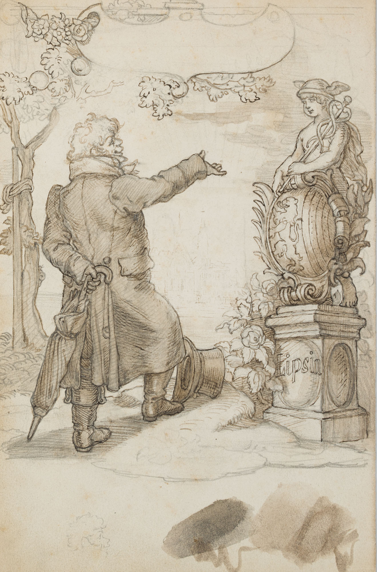 Lipsia, Allegorie auf Leipzig