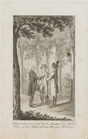 Bundschließung im Walde