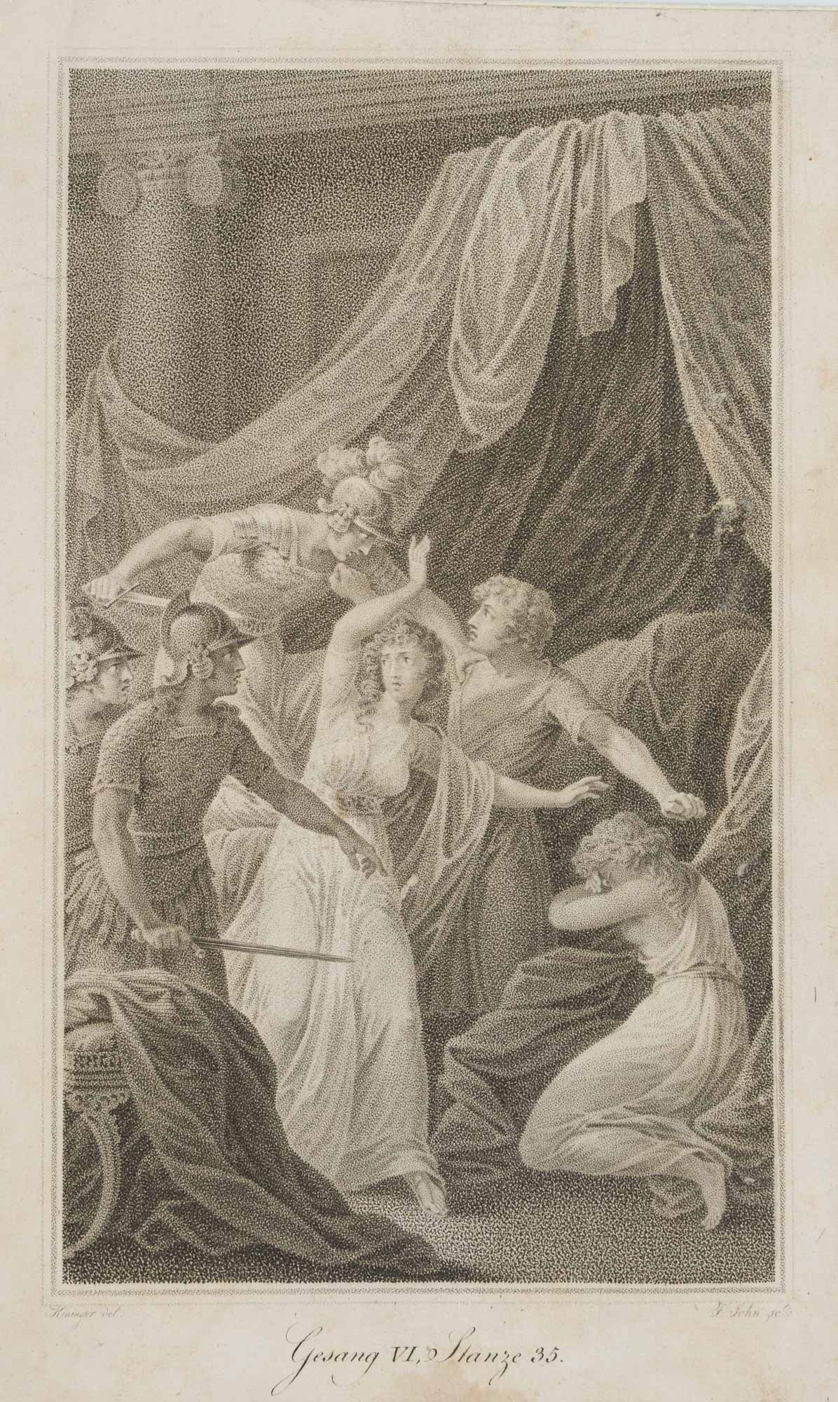 Buchillustration zu Cäcilie