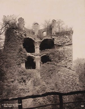 Gesprengter Turm am Heidelberger Schloss