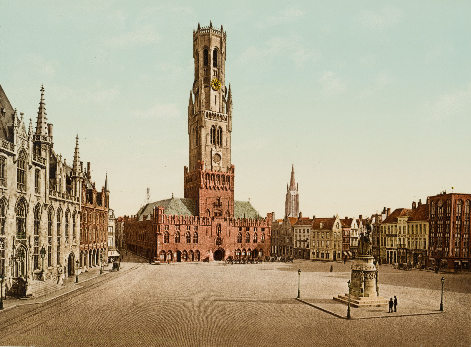 Grand-Place mit Belfriedturm, Brügge