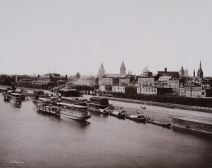 Mainzer Stadtansicht mit Rhein
