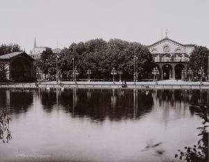 Stadtansicht Wiesbaden. Kurgarten