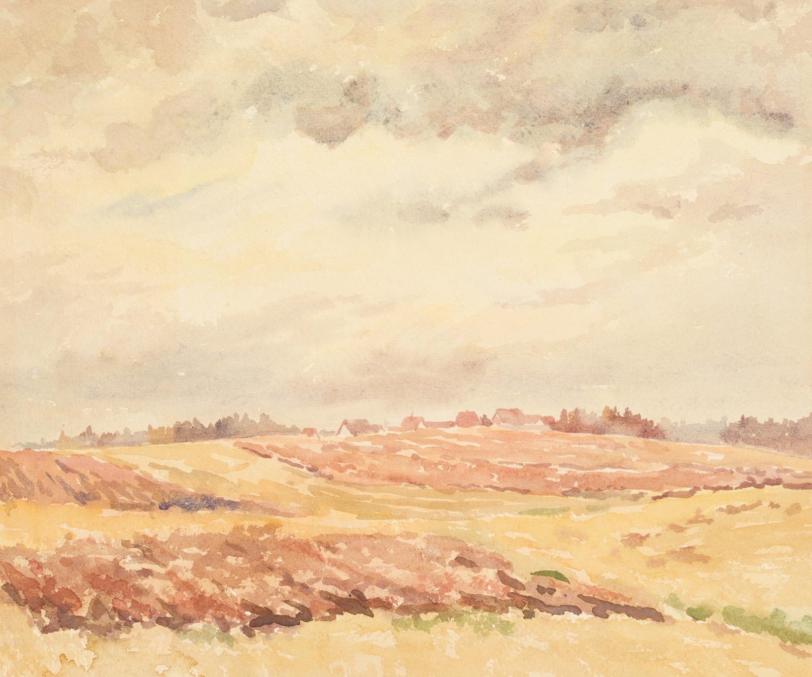 Wolkenverhangener Himmel