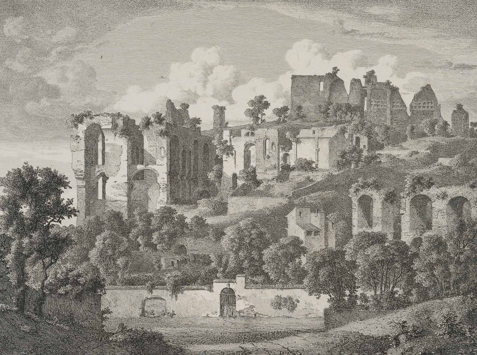 Ansicht des Kaiserpalastes in Rom