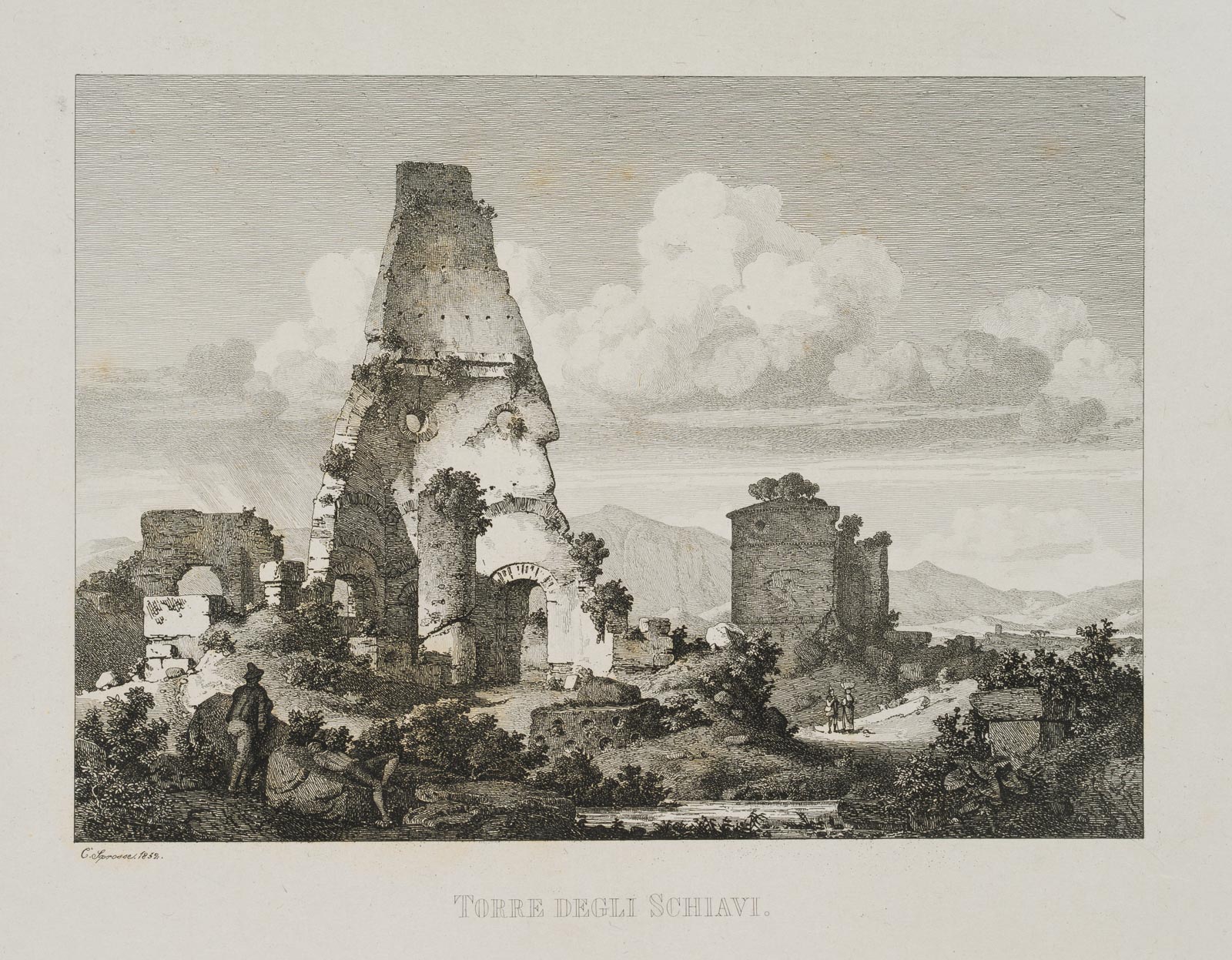 Torre degli Schiavi, Campagna Romana