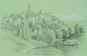 Malerische mittelalterliche Stadt