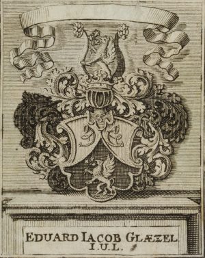 Wappen. Eduard Jakob Glätzl
