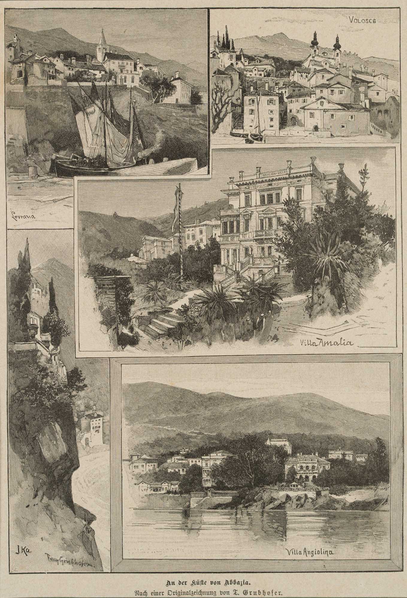 An der Küste von Abbazia