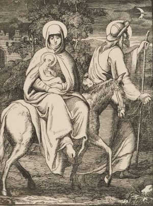 Heilige Familie auf der Flucht