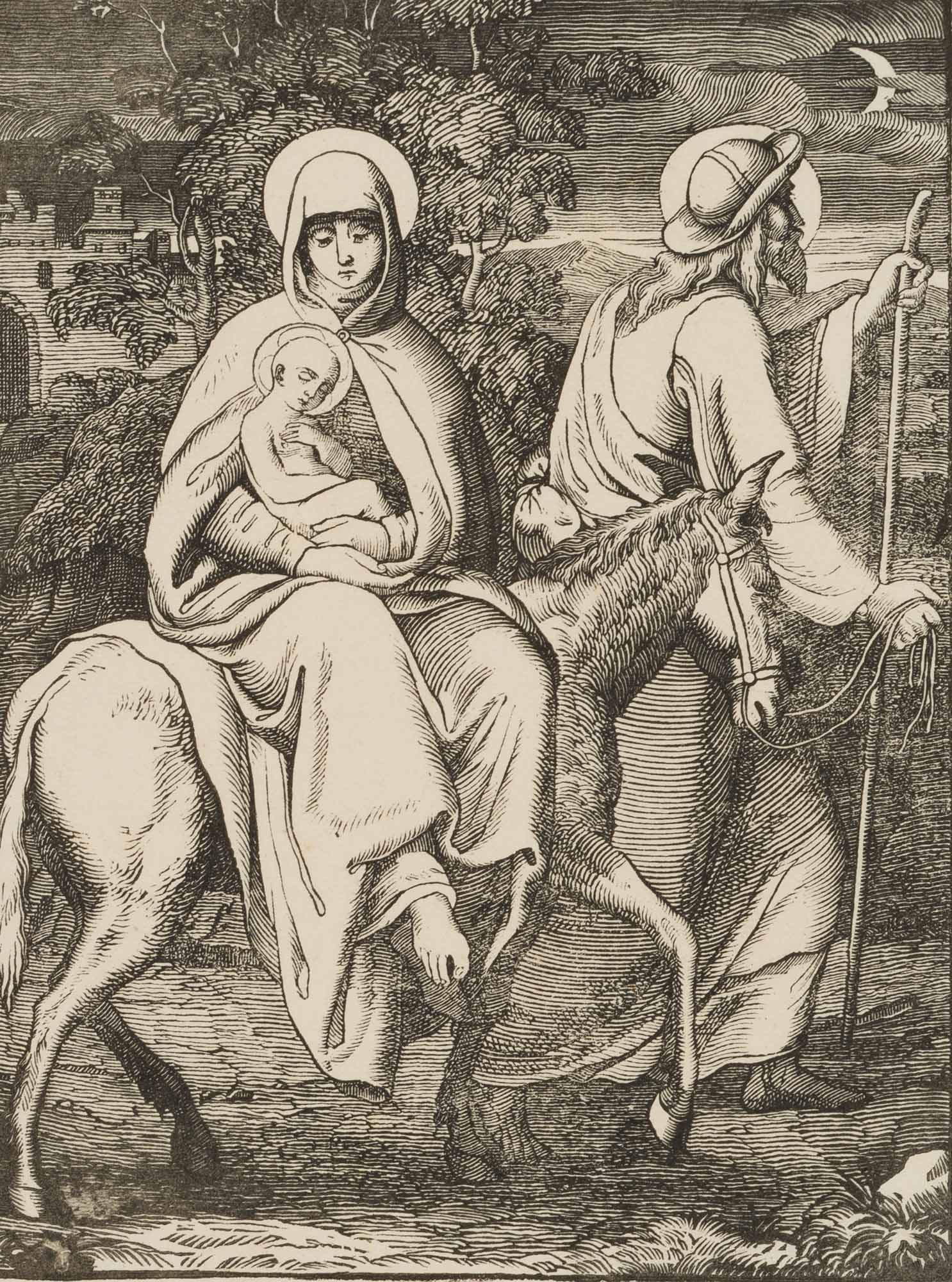 Heilige Familie auf der Flucht