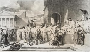 Senatsversammlung in Rom