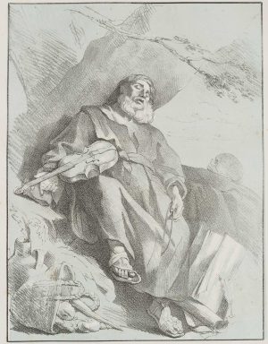 Heiliger Hieronymus in der Wüste