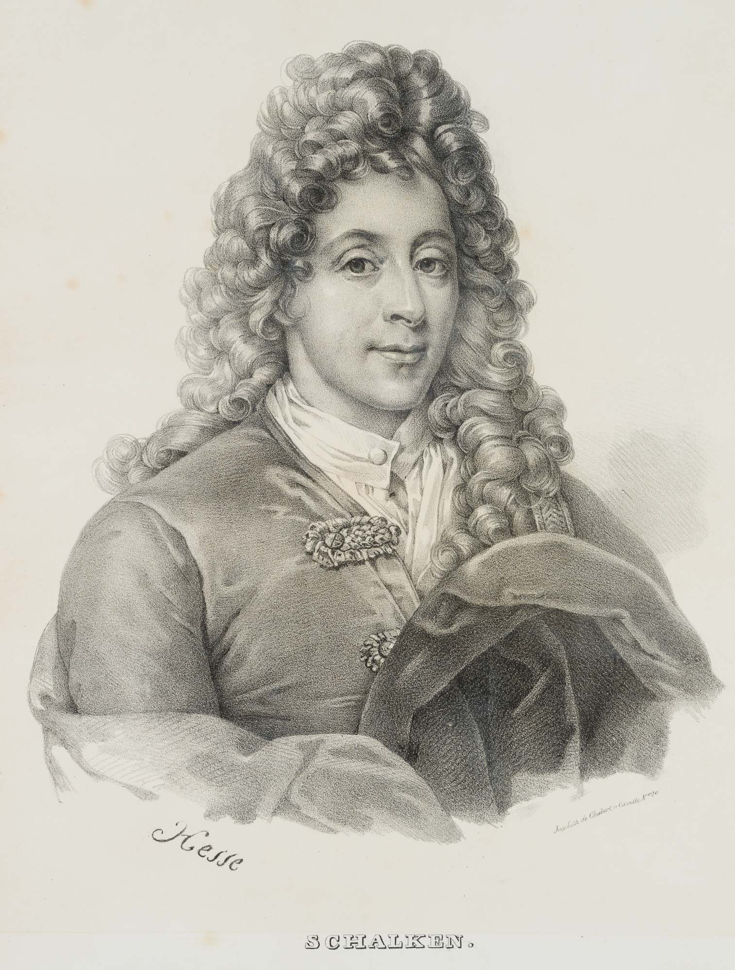 Porträt G. Schalcken (1643-1706)