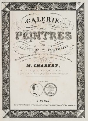 Titelblatt: Galerie des peintres