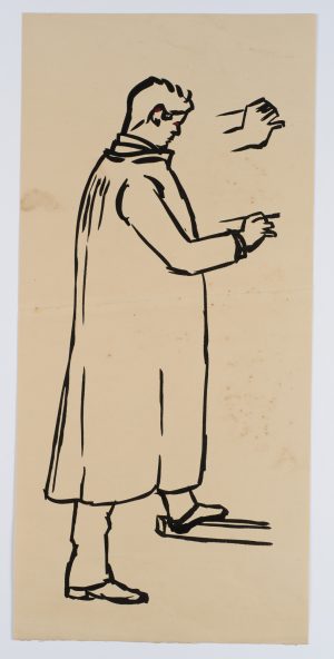 Maler mit Zeichenstift