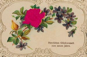 Geprägte Glückwunschkarte