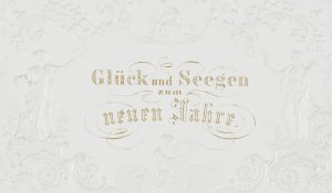 Geprägte Glückwunschkarte
