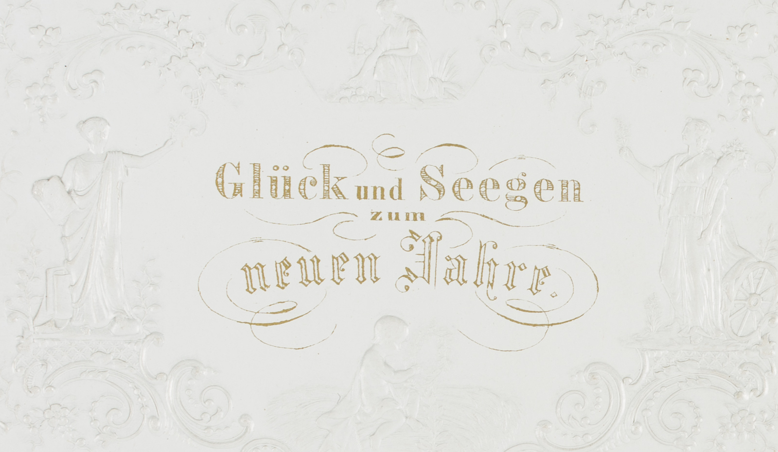 Geprägte Glückwunschkarte