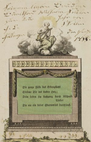 Freundschaftskarte mit Engel