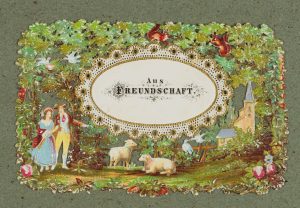 Glückwunschkarte auf die Freundschaft