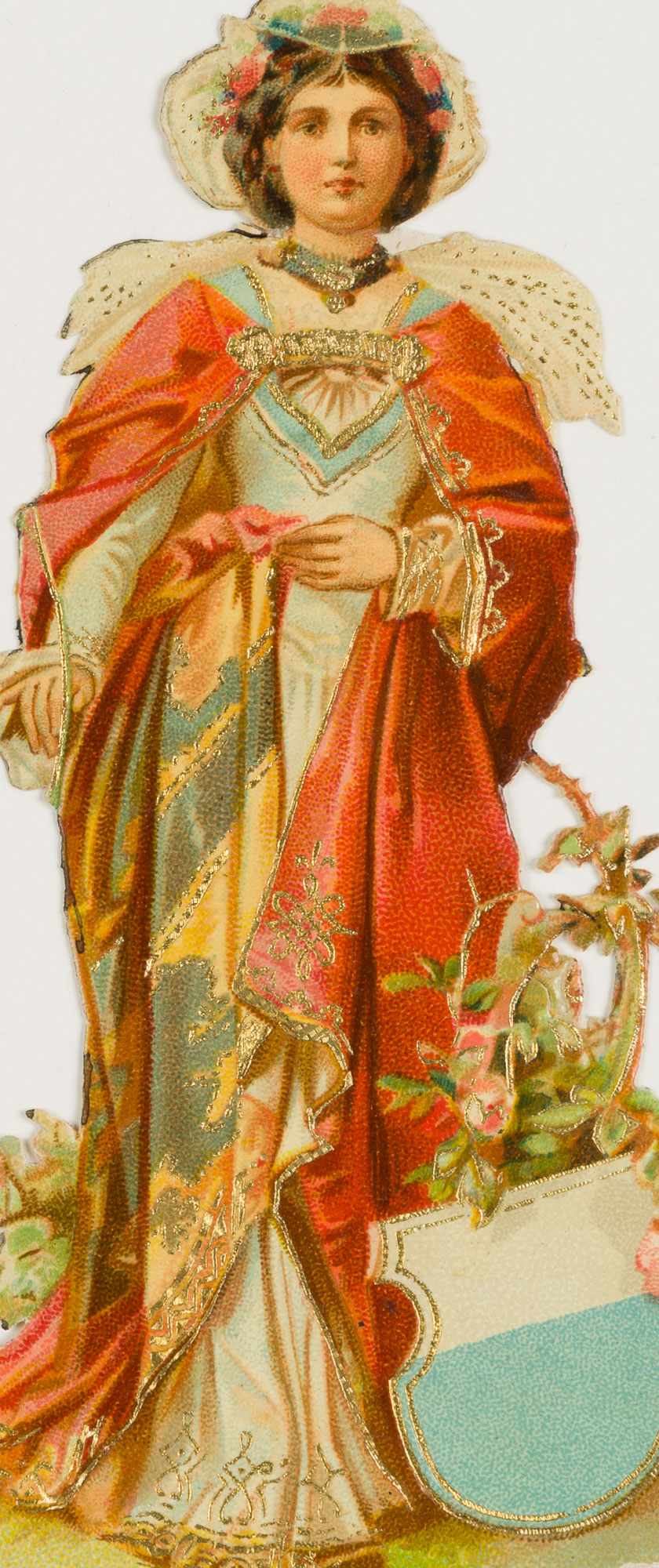 Papierfigur. Weiblicher Engel