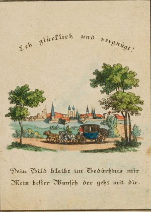 Glückwunschkarte auf Liebe