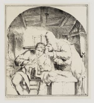 Musizierende Bauern