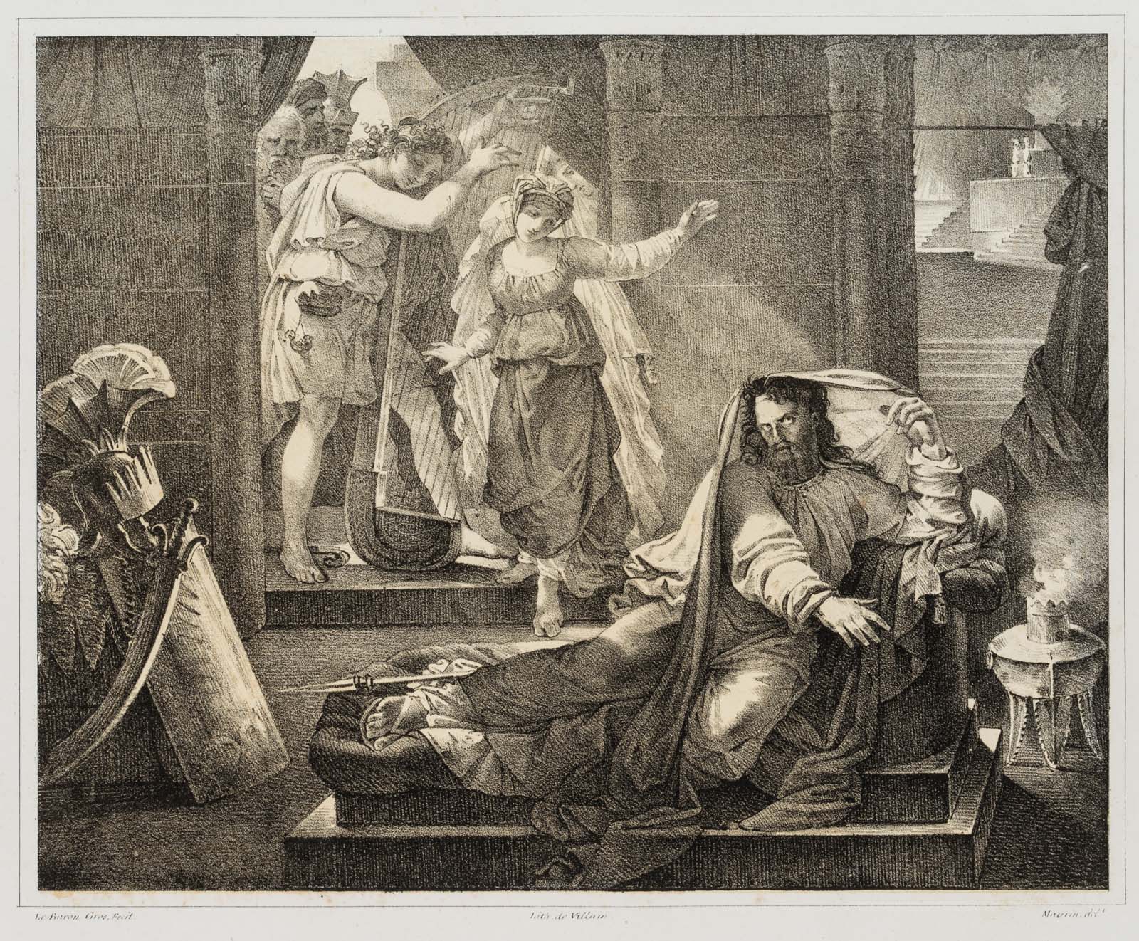 Orpheus und Eurydike bei Hades