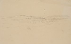 Landschaftsskizze, Voralpen