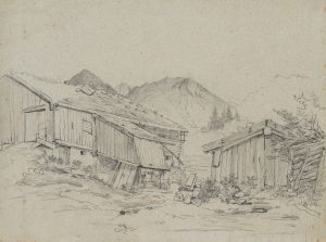 Bauernhof und Häuser in Tirol