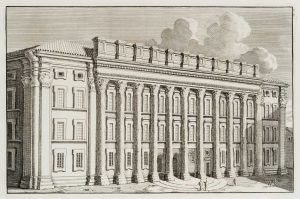 Kolonnade des Hadrianeum in Rom