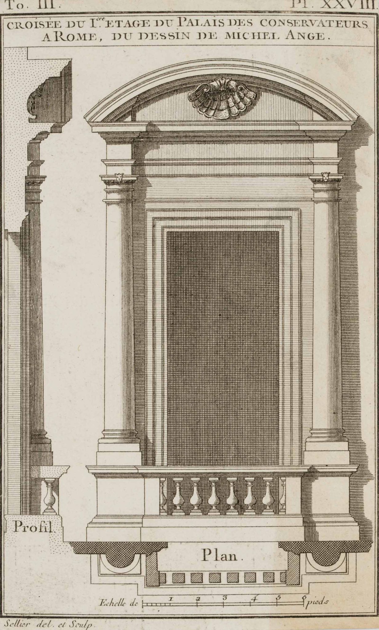 Fenster, Konservatorenpalast in Rom