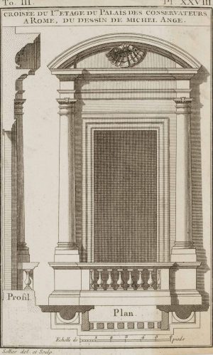 Fenster, Konservatorenpalast in Rom