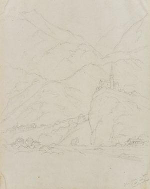 Château de Raron, Wallis, Schweiz
