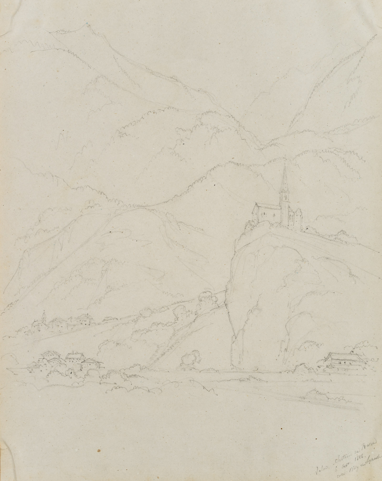 Château de Raron, Wallis, Schweiz