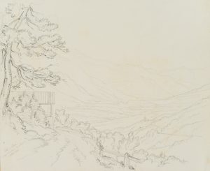 Rhonetal am Weg nach Leukerbad, Schweiz