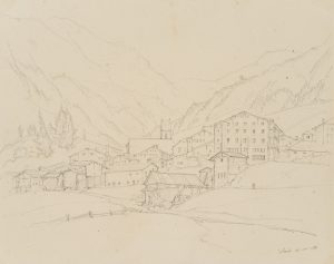 Leukerbad im Wallis, Schweiz