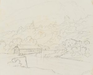 Rhone in Leuk VS, Schweiz