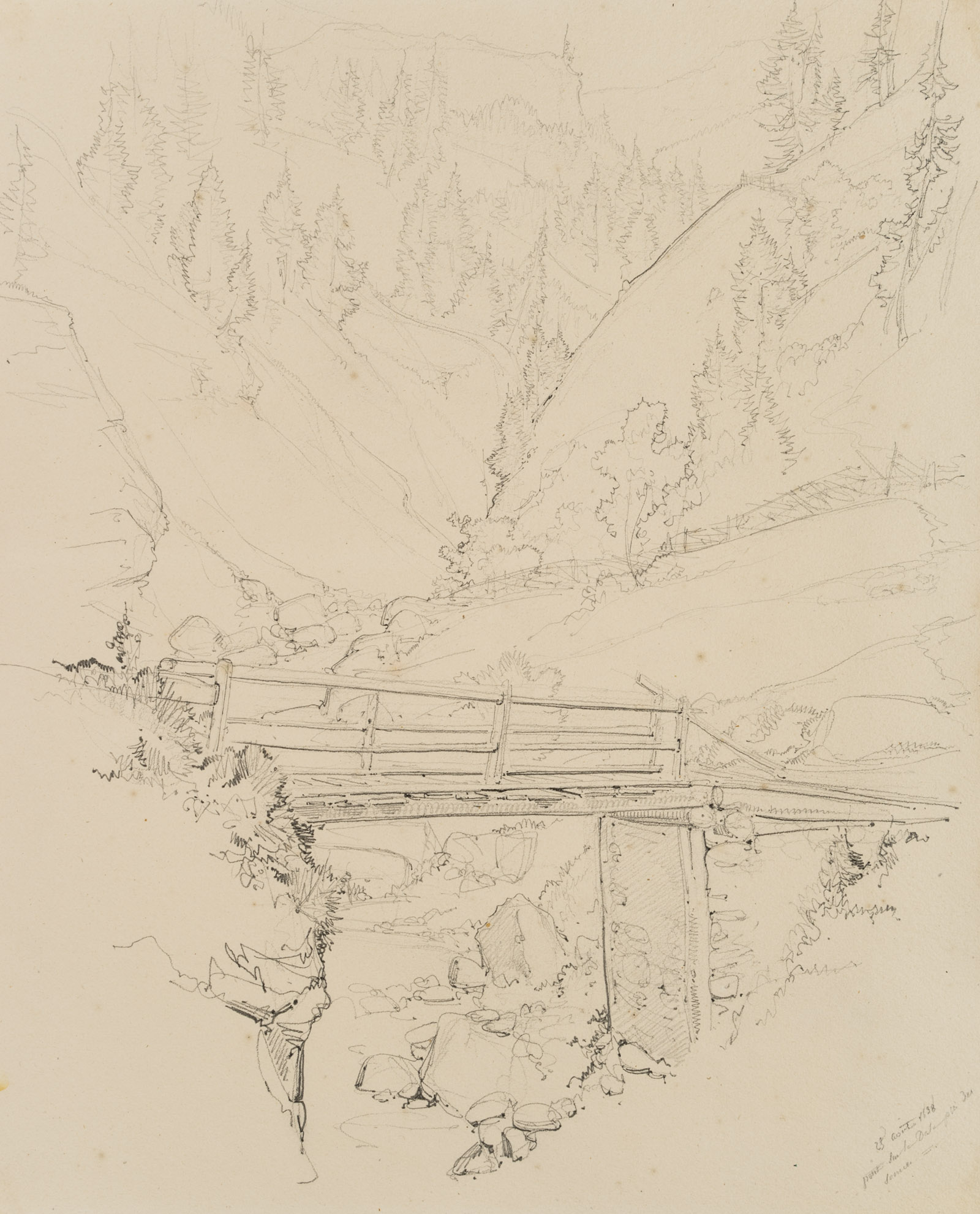 Brücke über die Dala bei Leuk
