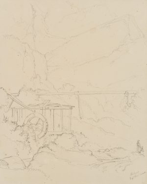 Sägemühle bei Stalden, Vispertal