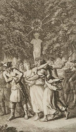 Johann Bunkels Leben. Entführungsszene