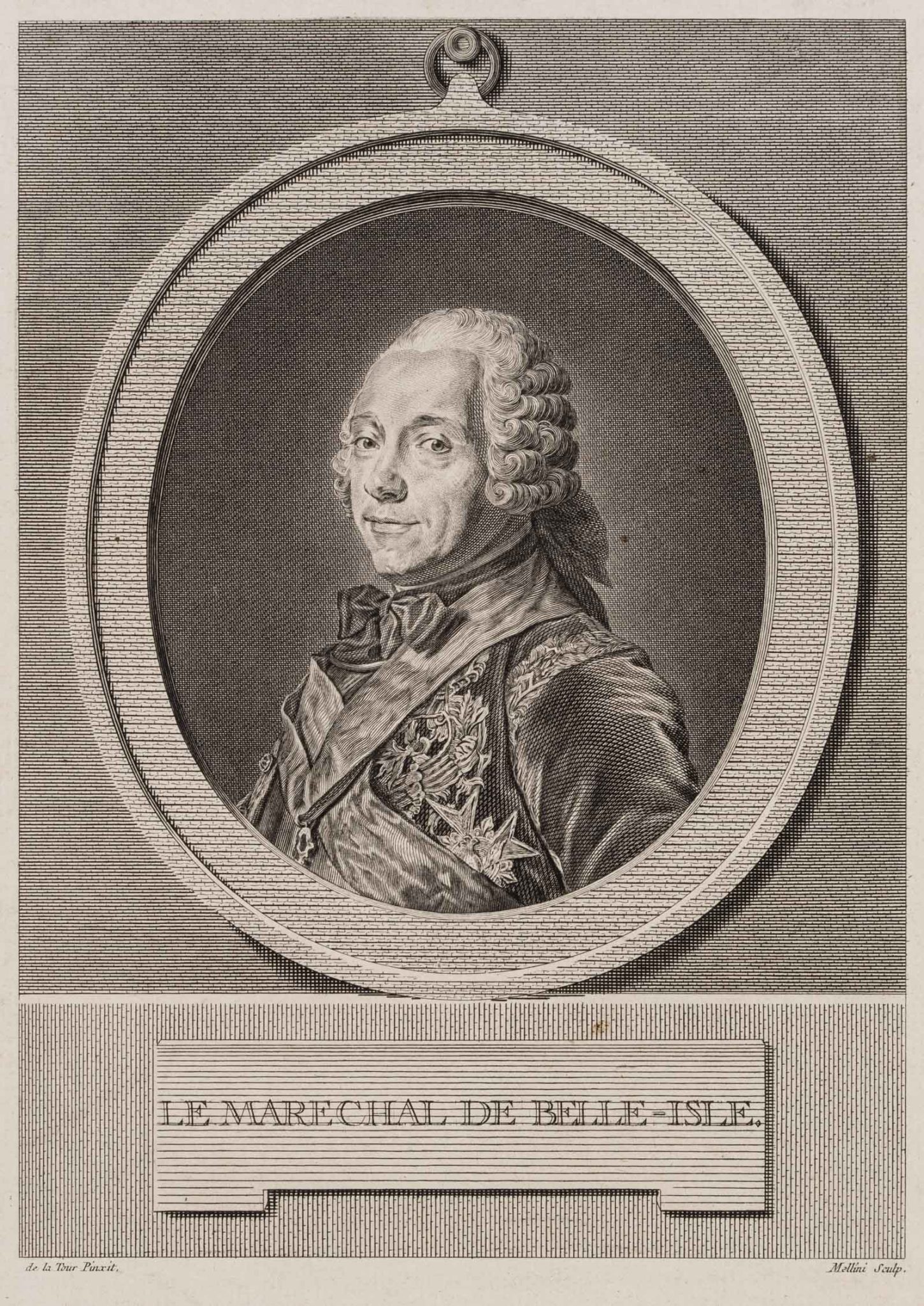 Porträt d. Charles de Belle-Isle