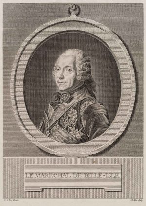 Porträt d. Charles de Belle-Isle