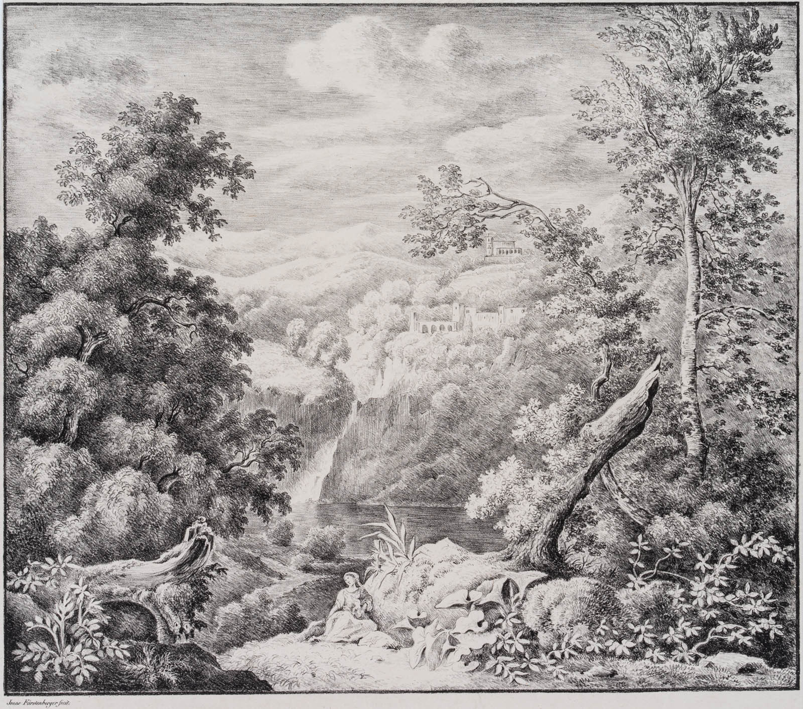 Genoveva von Brabant im Wald