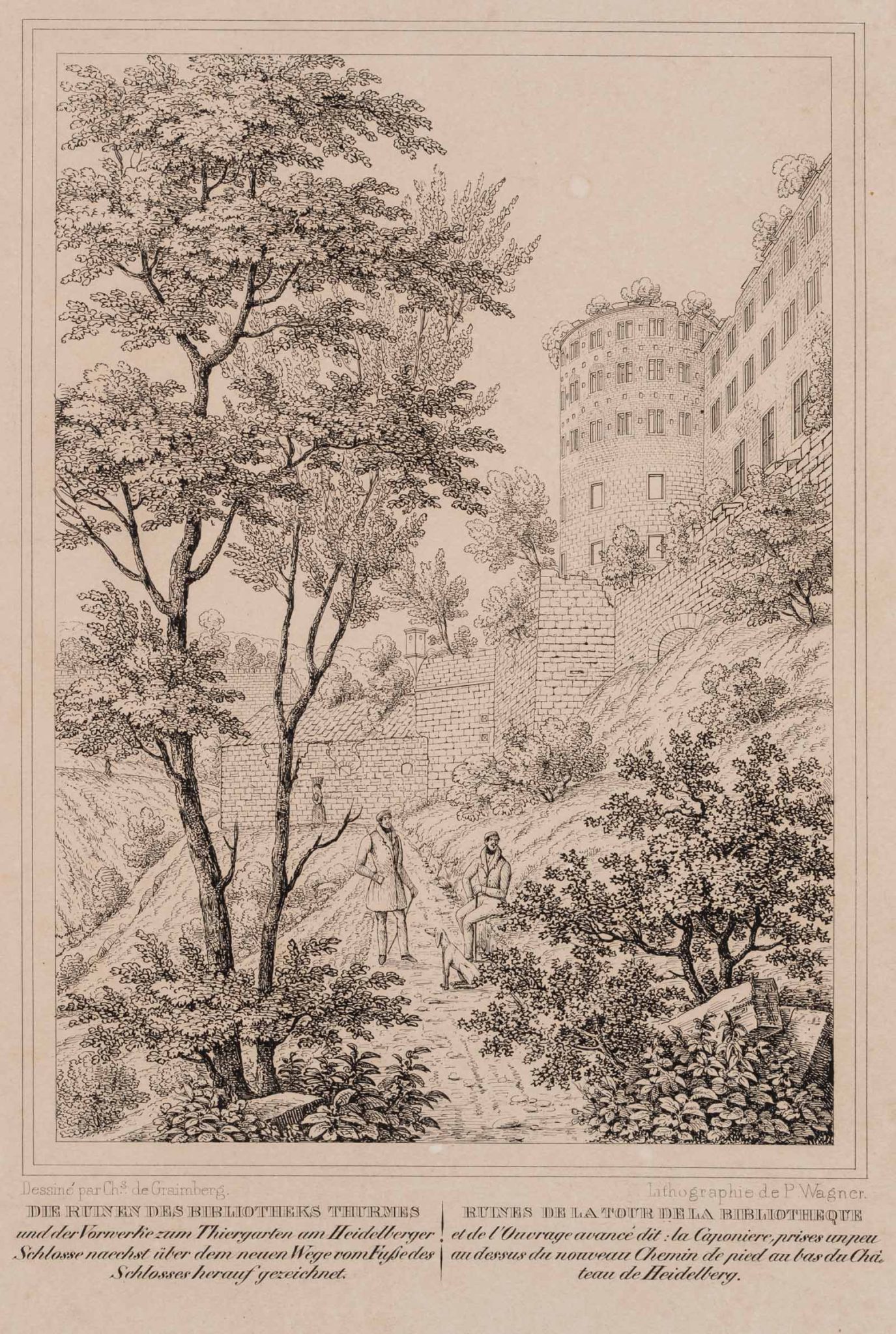 Bibliotheksturm, Schloss Heidelberg