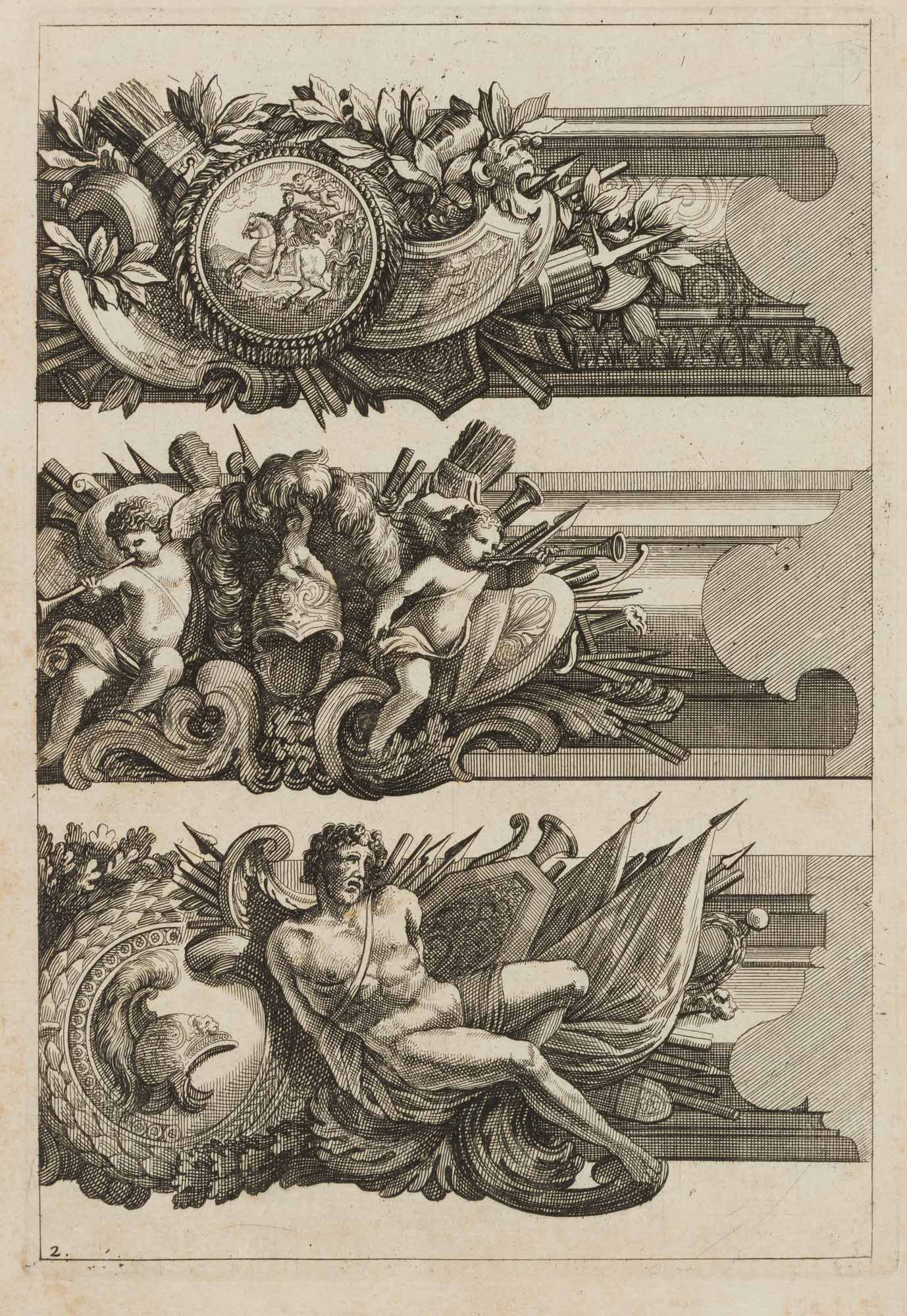 Zierfries, Triumphzeichen